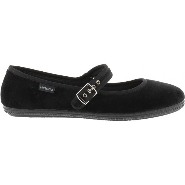 Ballerine VICTORIA Oda Mercedes Velours 104913 NEGRO Ballerine VICTORIA Oda Mercedes Velours 104913 NEGRO