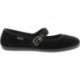 Ballerine VICTORIA Oda Mercedes Velours 104913 NEGRO