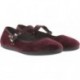 Ballerine VICTORIA Oda Mercedes Velours 104913 BURDEOS