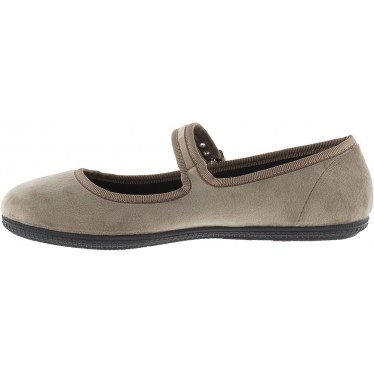Ballerine VICTORIA Oda Mercedes Velours 104913 BEIGE
