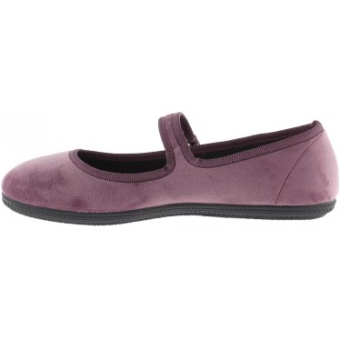 Ballerine VICTORIA Oda Mercedes Velours 104913 MALVA