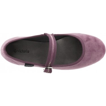 Ballerine VICTORIA Oda Mercedes Velours 104913 MALVA