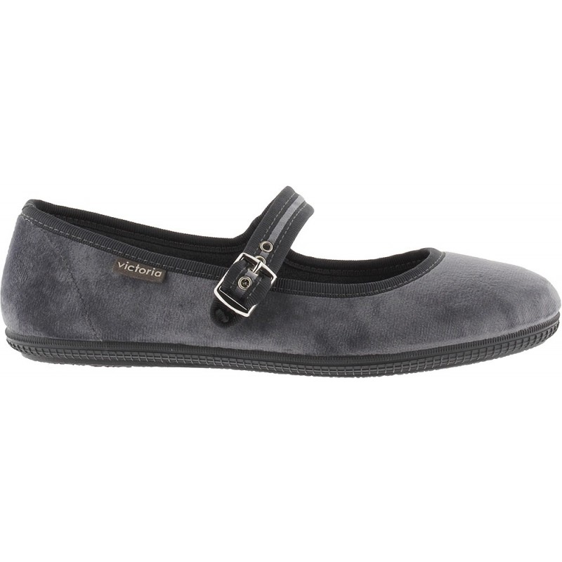 Ballerine VICTORIA Oda Mercedes Velours 104913 GRIS