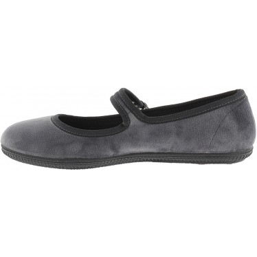 Ballerine VICTORIA Oda Mercedes Velours 104913 GRIS