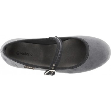 Ballerine VICTORIA Oda Mercedes Velours 104913 GRIS