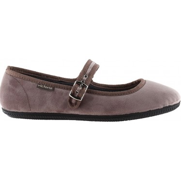 Ballerine VICTORIA Oda Mercedes Velours 104913 LAVANDA