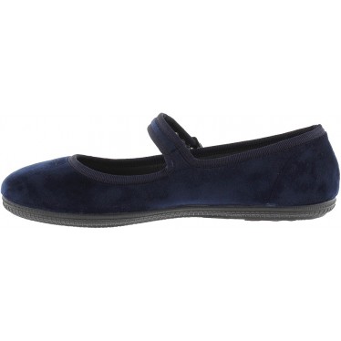 Ballerine VICTORIA Oda Mercedes Velours 104913 MARINO
