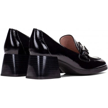 HISPANITAS Mocassin à talon Milan HI243590 BLACK_C002