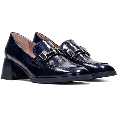 HISPANITAS Mocassin à talon Milan HI243590 MIDNIGHT_C007