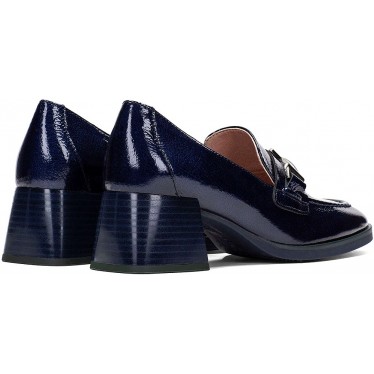 HISPANITAS Mocassin à talon Milan HI243590 MIDNIGHT_C007