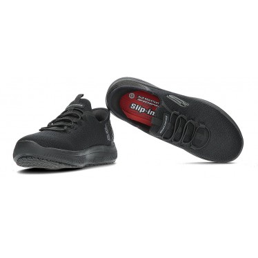 SKECHERS Work 200205EC Baskets à enfiler Colsin BLACK