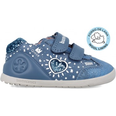 Baskets fille Biomecanics 241163 Coeur PETROL_LANA_FB
