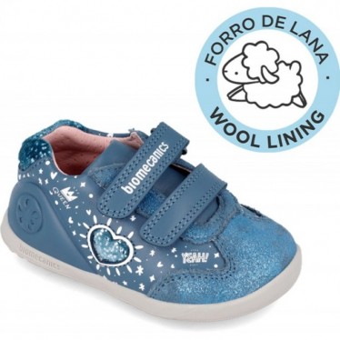Baskets fille Biomecanics 241163 Coeur PETROL_LANA_FB