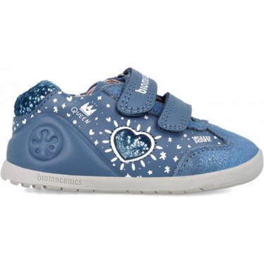 Baskets fille Biomecanics 241163 Coeur PETROL