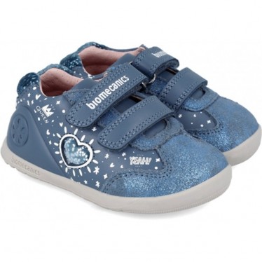 Baskets fille Biomecanics 241163 Coeur PETROL