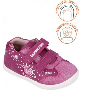Baskets fille Biomecanics 241163 Coeur POP