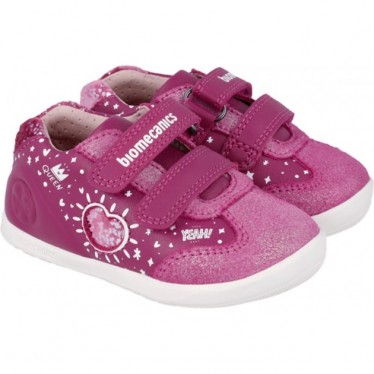 Baskets fille Biomecanics 241163 Coeur POP