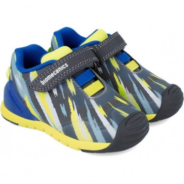 Baskets Biomecanics 241141 dégradé premiers pas NEGRO_PISTACHO