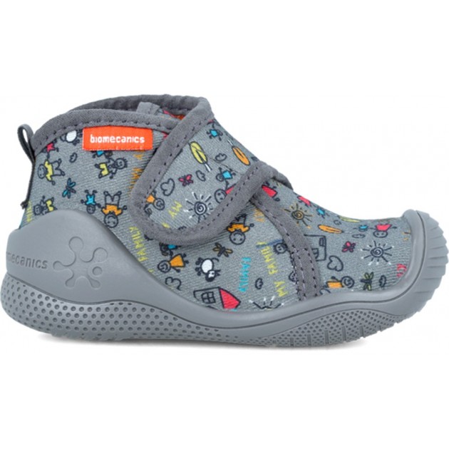 Chaussons bébé biomécanique 241156 Ma famille GRIS