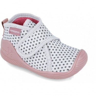 Biomecanics 241157 Chaussons Fille à Pois BLANCO