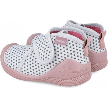 Biomecanics 241157 Chaussons Fille à Pois BLANCO