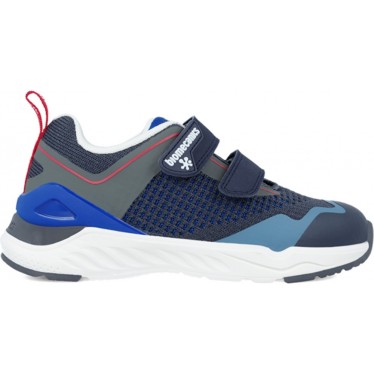 Baskets Biomecanics pour garçon 241261 auto-adhérentes AZUL