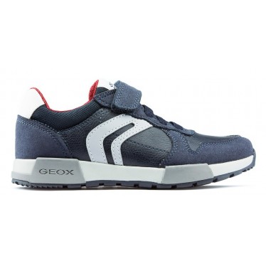 GEOX JR ALFIER chaussures NAVY_GREY