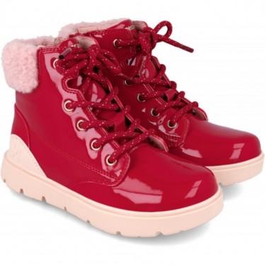 Botte fille Biomécanique 241211 Cuir verni ROJO