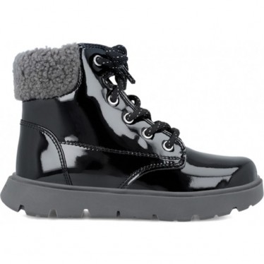 Botte fille Biomécanique 241211 Cuir verni NEGRO