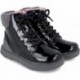 Botte fille Biomécanique 241211 Cuir verni NEGRO