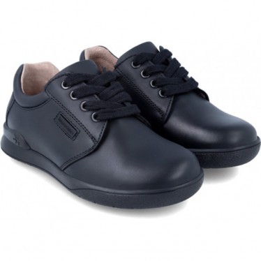Écolier pour garçon Biomécanique 161125 Lacets NEGRO_A054