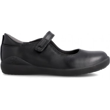 Biomecanics 181120 Chaussure d'école auto-adhérente pour fille NEGRO_A054