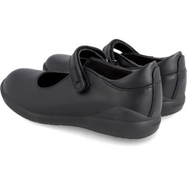 Biomecanics 181120 Chaussure d'école auto-adhérente pour fille NEGRO_A054