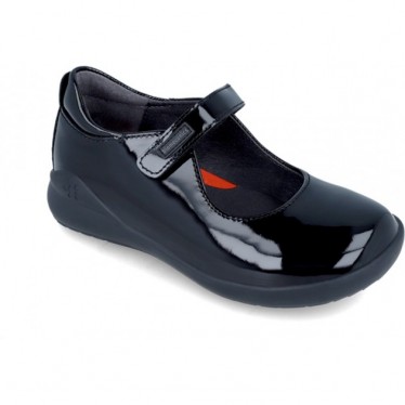 Biomecanics 181120 Chaussure d'école auto-adhérente pour fille NEGRO_CHAROL_C785