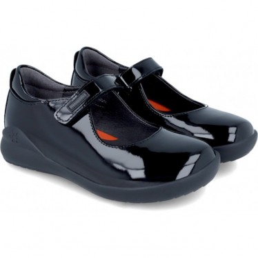 Biomecanics 181120 Chaussure d'école auto-adhérente pour fille NEGRO_CHAROL_C785