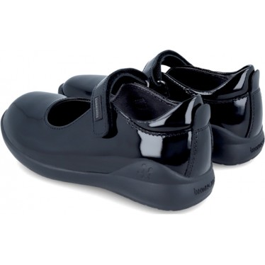 Biomecanics 181120 Chaussure d'école auto-adhérente pour fille NEGRO_CHAROL_C785