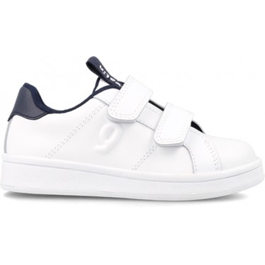 Baskets scolaires garçon Garvalín 231750 Cool BLANCO_AZUL_A057