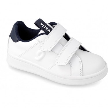 Baskets scolaires garçon Garvalín 231750 Cool BLANCO_AZUL_A057