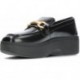 Mocassins FitFlop HY3 F-LUMA pour femmes BLACK