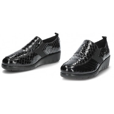 Mocassins pour femmes Doctor Cutillas 60338 Élastiques NEGRO