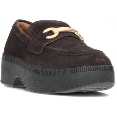 Mocassins FitFlop II8 F-LUMA pour femmes CHOCOLATE