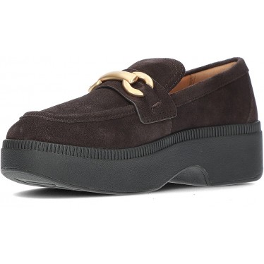 Mocassins FitFlop II8 F-LUMA pour femmes CHOCOLATE