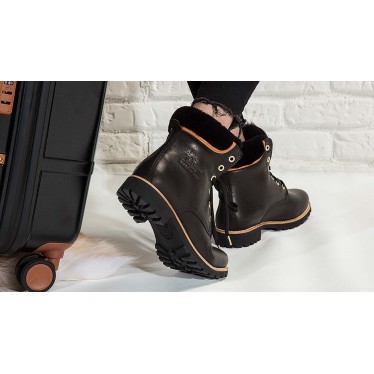 BOTTES BASSES PANAMA JACK PANAMA03IGLOOW BLACK