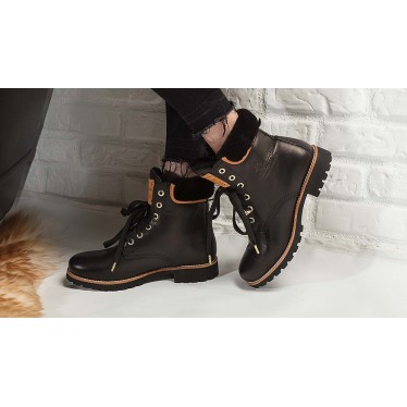 BOTTES BASSES PANAMA JACK PANAMA03IGLOOW BLACK