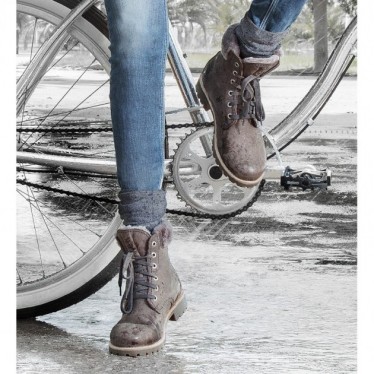 BOTTES BASSES PANAMA JACK PANAMA03IGLOOW GREY