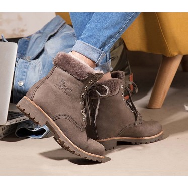 BOTTES BASSES PANAMA JACK PANAMA03IGLOOW GREY