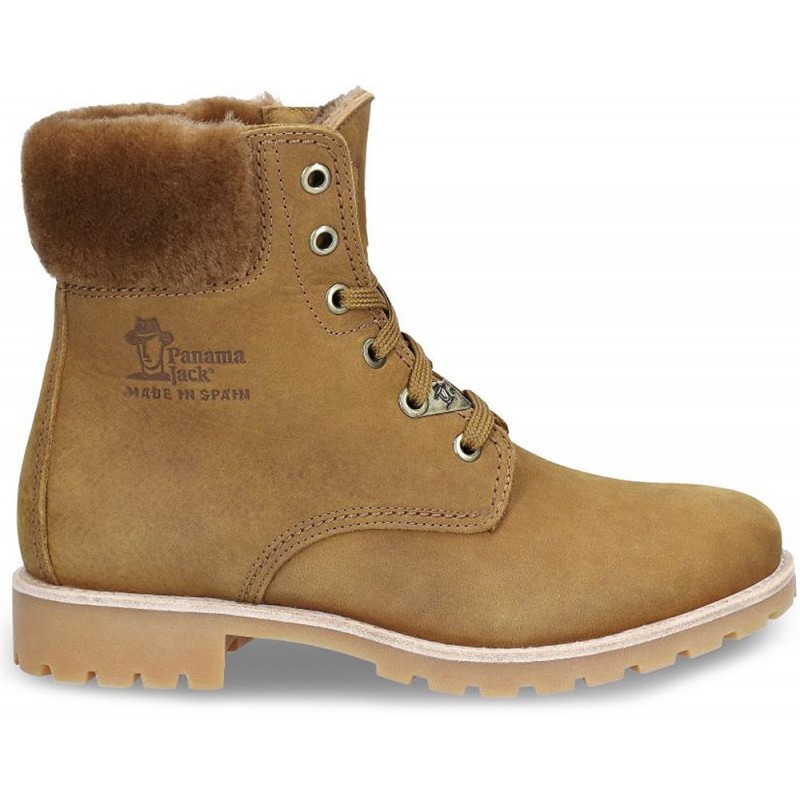 BOTTES BASSES PANAMA JACK PANAMA03IGLOOW VINTAGE_OCRE