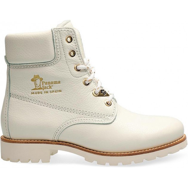 BOTTES BASSES PANAMA JACK PANAMA03IGLOOW BLANCO