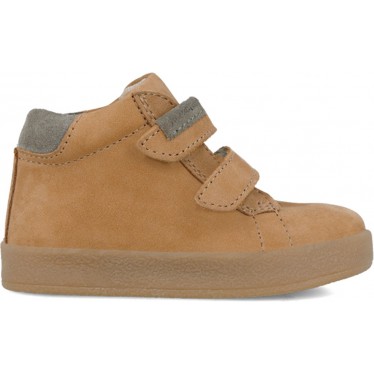 Bottines garçon Garvalín 241315 Auto-adhérentes CAMEL