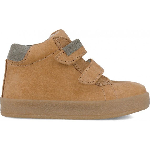 Bottines garçon Garvalín 241315 Auto-adhérentes CAMEL